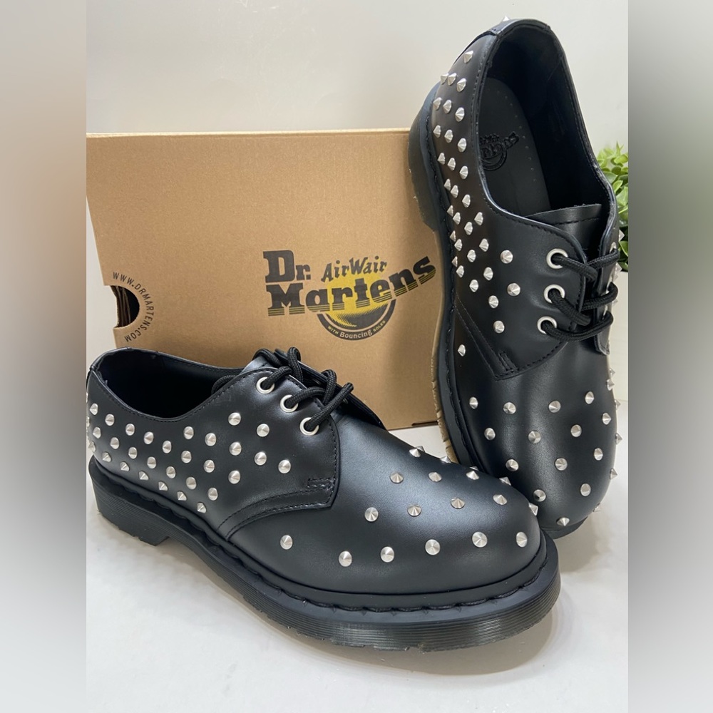 NEW Dr. Martens 1461 Stud Unisex Leather Oxford Derby Shoes M9/W10,M10/W11 $160 - Picture 10 of 10